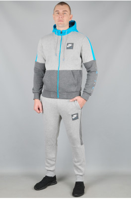 Зимний спортивный костюм Nike (Nike-GREY-2221-1)