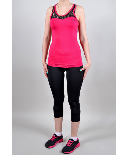 Спортивный костюм Adidas (Бриджи + майка) (4005-1)