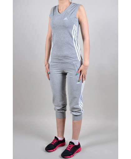 Спортивный костюм Adidas (Бриджи + майка) (4007-1)